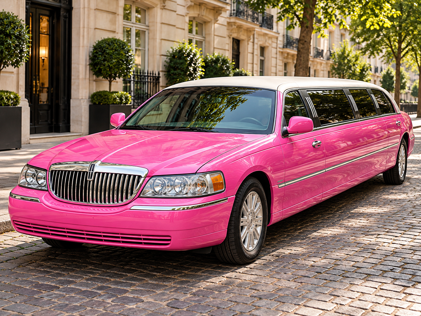 Limousine Rose - limousine avec chauffeur