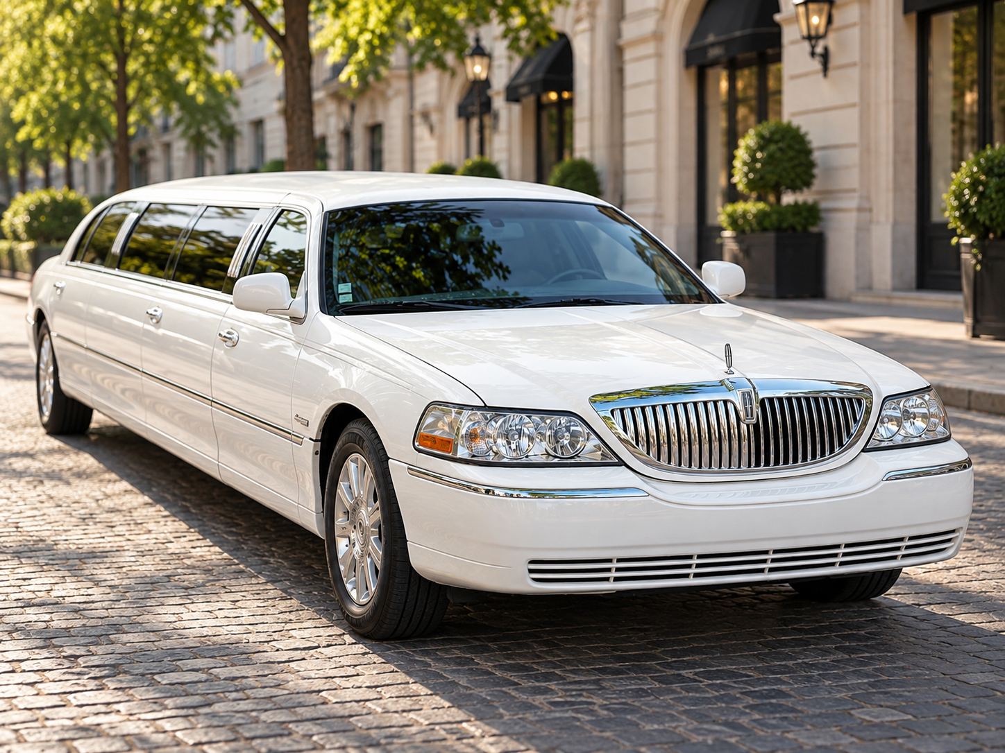 Lincoln Limousine Blanche - limousine avec chauffeur